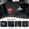 Car Storage Trunk Storage Trunk Box Camping Storage Box Nappa Leather Large Capacity Foldable Outdoor Trunk Cargo Divider Car Storage Pockets Car