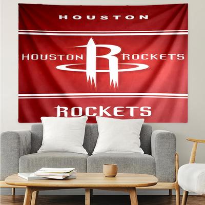 1PC Rockets Team Art Quick-Dry Tapestry, Unique Design Tapestry, Suitable for Bedroom,Livingroom, Playroom,Heartwarming Holiday Gifts