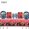 Roblox Birth Date Celebration Decorations Supplie Party Celebration Disposable banner pennant Tablecloth Cup Board paper Infant Shower collection