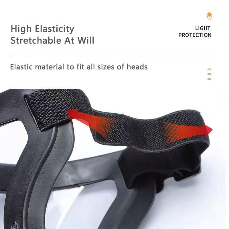 Transparent Protection Face Cover Work Safety Protection Mask Motorcycle Bicycle Cycling Dusting Mask Household Kitchen Tools