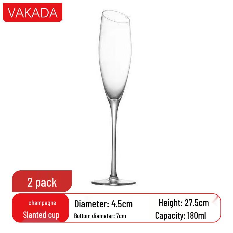 

VAKADA Glass Champagne & Whiskey Cocktail Glasses