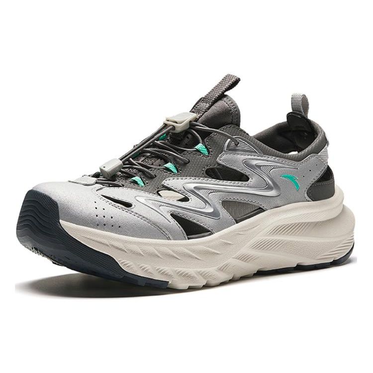 Anta Exploration Cool Slippers River Shoes Women Footwear Silver Gray 922428502-5