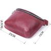 Трендовая бананка для женщин из натуральной кожи GRANDE PELLE Bag 22815 Розовый