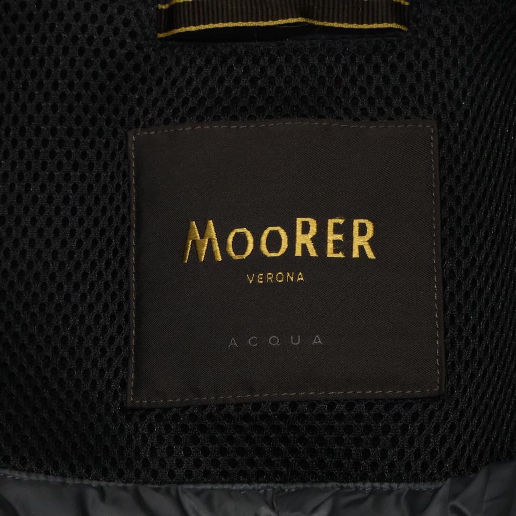 MOORER [Good condition/Domestic regular] RAFFAELLO-STP Hooded/Front flap down jacket Jacket 48 NavyUsed