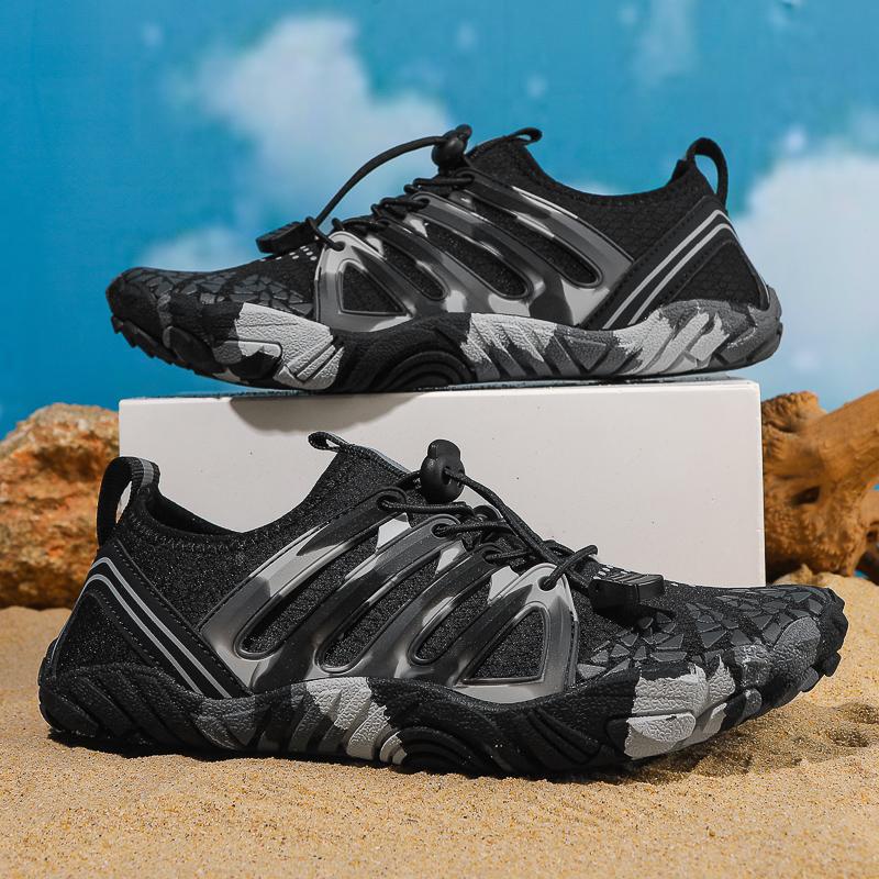 Mode Herren Damen Wasserschuhe Schnelltrocknende Wasserschuhe Atmungsaktiv Rutschfest Strandschuhe Fitnessstudio Wandern Schwimmen Watschuhe