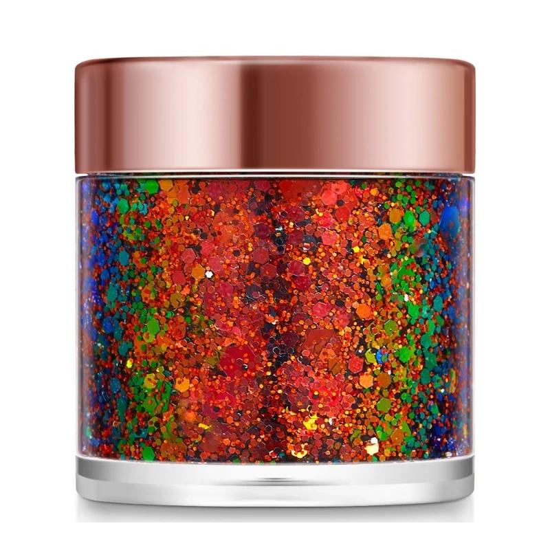 1Pc Sequins Body Glitter Gel Make Up Glitter For Body Face Hair Eyeshadow,Festival Party Carnival Makeup Decorations Longlasting