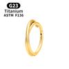 F136 G23 Titanium Nose Ring 16G Hinged Segment CZ Septum Clicke Daith Earrings Hoops Ear Cartilage Tragus Helix Piercing Jewelry