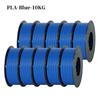 KINGROON 22LBS PETG veya PLA filament 3D Yazıcı Filament 10 Rulo 1KG 1.75MM Çevre Dostu İyi Tokluk Karışık Renk Ücretsiz Kargo