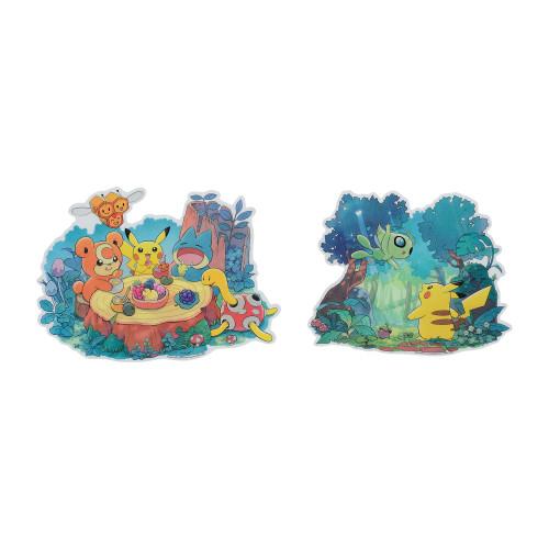 [Pokemon] Pokemon Center Wall Sticker 2-Type Set: Meeting & Welcome / Forest s Gift