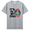 Funny It's In My DNA Lebanon Flag Lebanese T Shirts Graphic Cotton Streetwear Short Sleeve Birthday Gifts Summer Style T-shirt