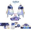 Genshin Impact Sangonomiya Kokomi Maid Cosplay Costume For Role Play And Halloween