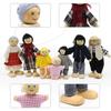 Handcrafted Wooden Family Puppets Jointed And Lifelike Ideal For Display Or Play