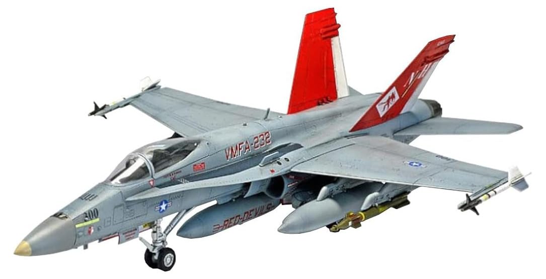 

Academy 1/72 масштаб Корпус морской пехоты США F/A-18A+ VMFA-232 Красные Дьяволы Пластиковая Модель 12520