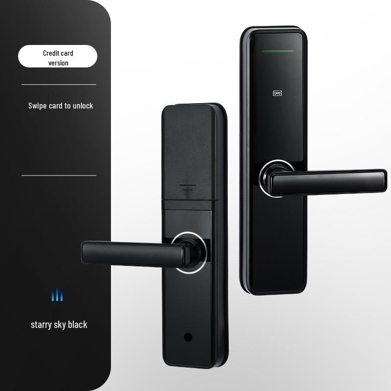 Smart Fingerprint & Password Lock for Wooden Doors - Perfect for Bedrooms, Apartments, and Hotels