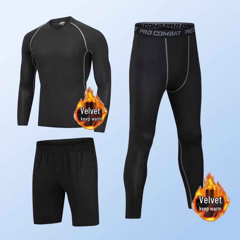 Men's Quick-Dry Sports Training Suit: Casual Fitness Running Set