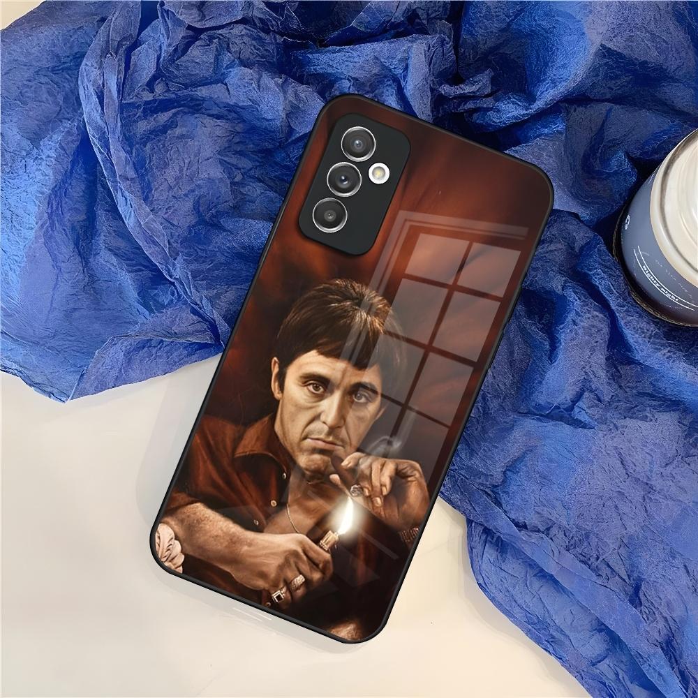 Scarface Godfather Tony Montana Phone Case for Samsung Galaxy S26 S25 S24 S30 S21 S23 S20 S22 Fe Pro Edge Ultra Plus Glass Cover