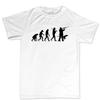 Evolution Unisex Cotton TShirt Hunting Style Fitness Muscle White