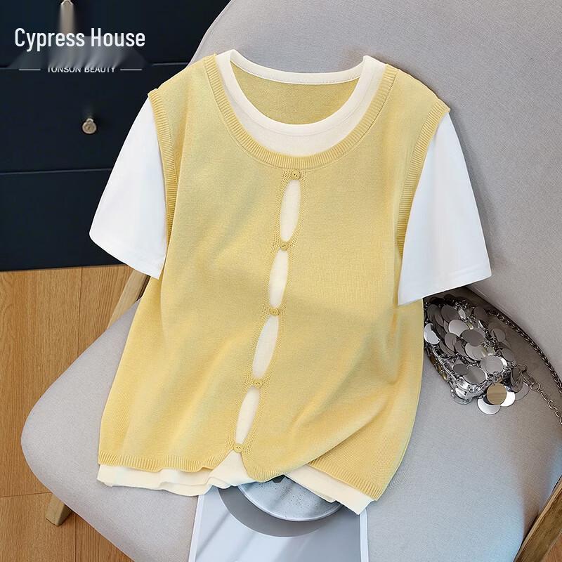 

Women s Color Block Pullover T-Shirt One Size
