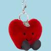 JELLYCAT Valentine's Day Collection Love Bag Charm Doll Plush Pendant 8cm Height