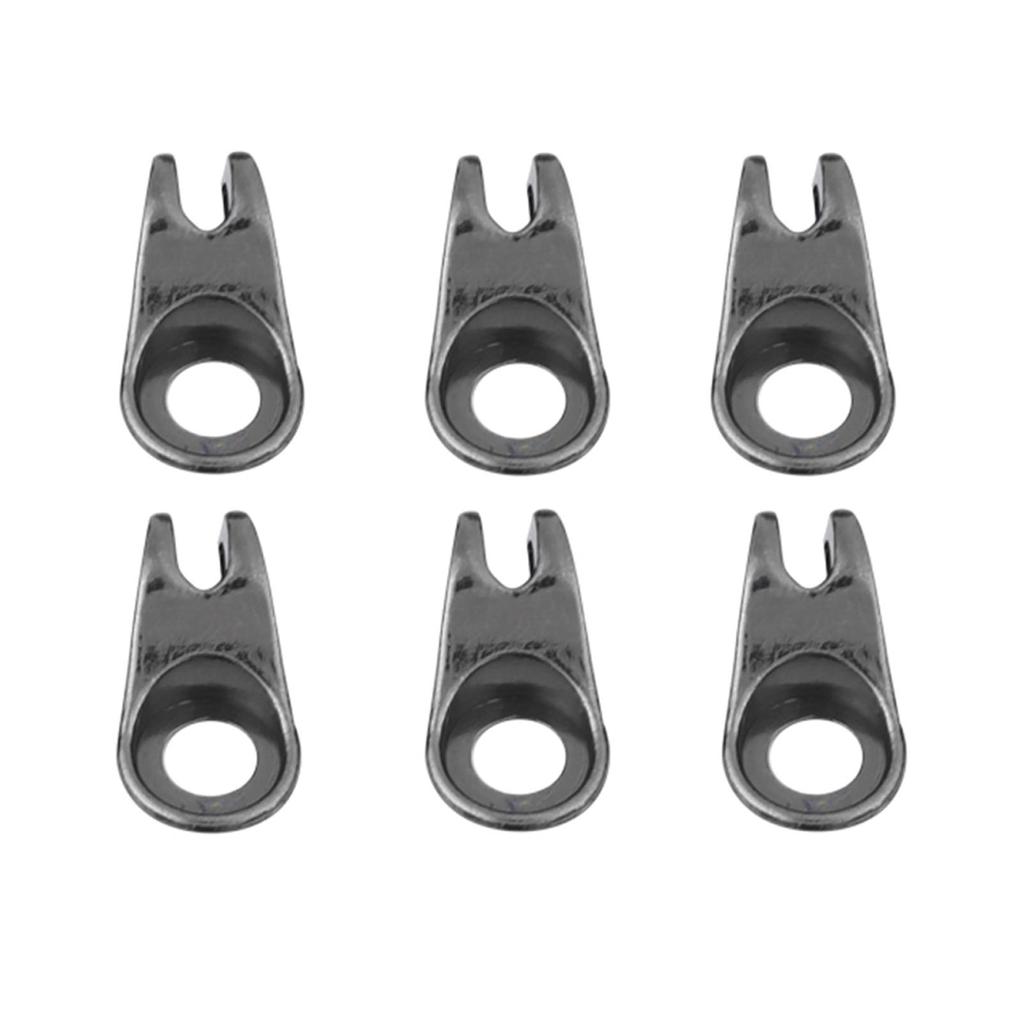 20x Boot Lace Hooks Lace Fittings Buckles With Rivets for Repair Camp Hike Climb Accessories