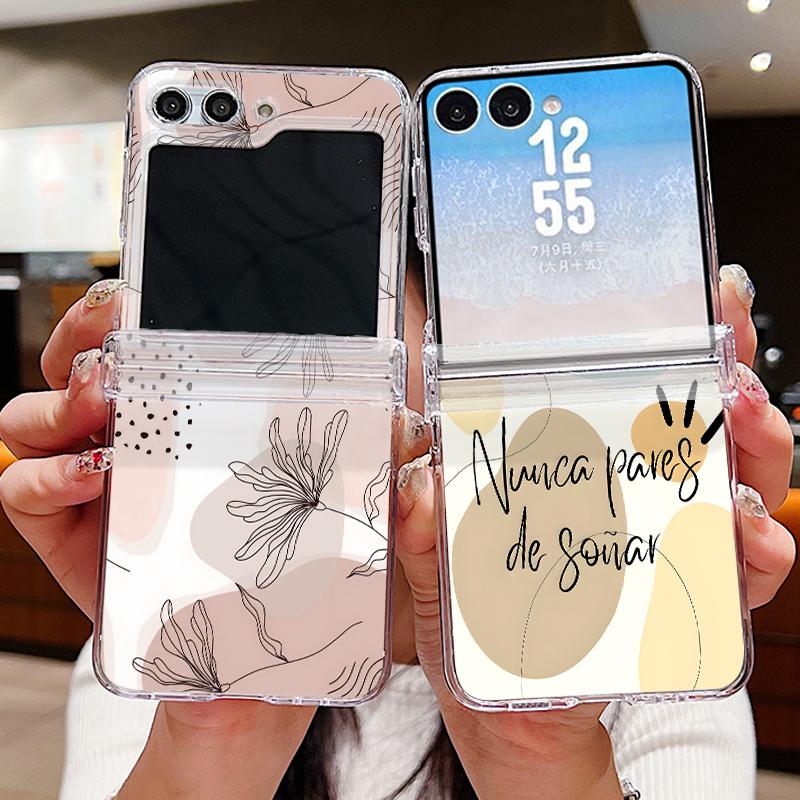 Thin Ring Magnetic Phone Case For Samsung Galaxy S26 Ultra S25 FE S24 S23 S22 Plus S21 FE Abstract Geometry Style Hybrid TPU+PC Matte Cover