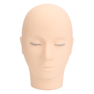 Eyelash Extension Mannequin Head 3 Layer Lashes Makeup Beauty Silicone Practice Training Doll Head