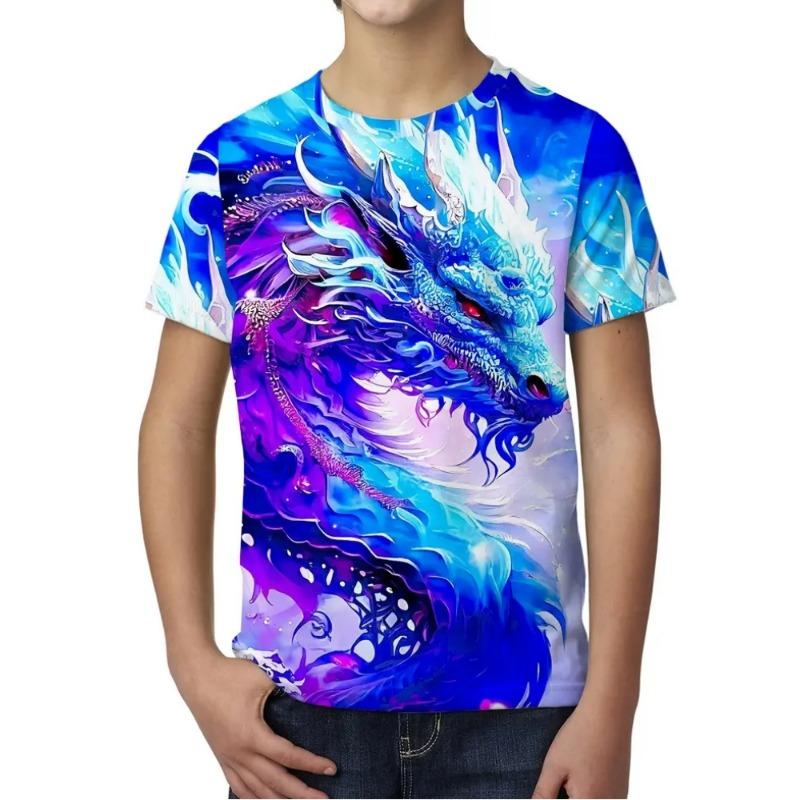 Vestiti per Bambina Estate Carini e Divertenti Animale Cavallo Girocollo Maniche Corte Stampa Maglietta Moda Streetwear Top Maglietta Bambina