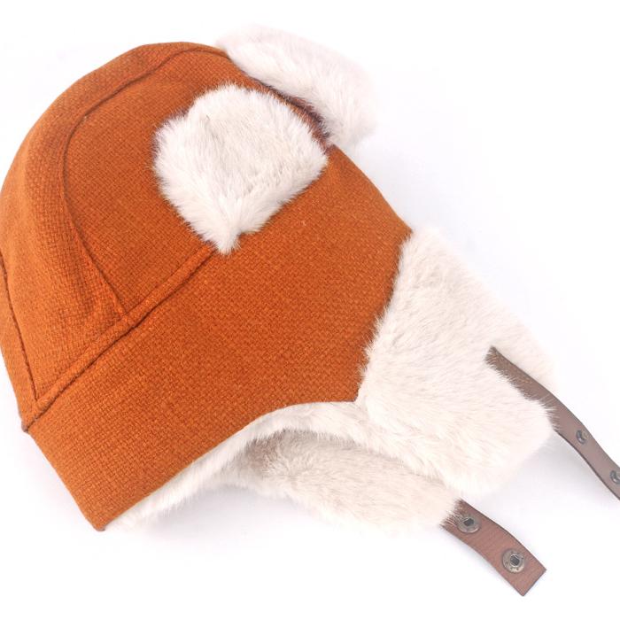 Women's Hat Winter Female Lei Feng Hat Outdoor Cycling Windproof and Cold Proof Thickened Warm Velvet Ear Cap