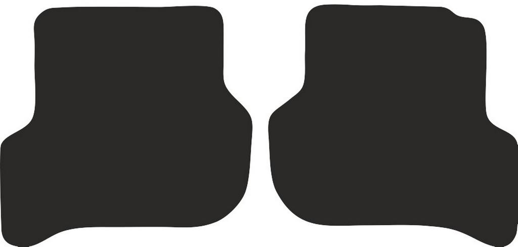 Rear Floor Mats For Seat Altea Minivan 2004-08.2008