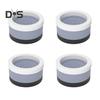 4Pcs Round Furniture Riser Heavy Duty Bed Riser Stackable Anti-slip Table Desk Couch Chair Sofa Cabinet Leg Lift Riser Heightening Foot Pad