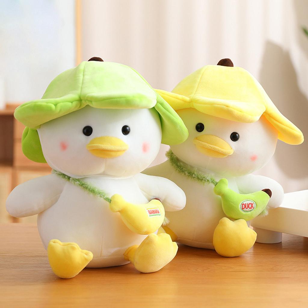 Lovely Banana Duck Plush Toy Stuffed Doll Creative Cute Simulation Stuffed Toy for Baby Sleeping Hugging Plush Toy
