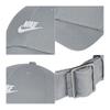 Nike Embroidered Logo Cotton Baseball Cap Grey Casual FB5368-073