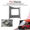 For Mazda MX-5 MX5 Miata NC 2009-2015 Car Power Window Control Panel Center Armrest Button Carbon Fiber Sticker Auto Accessories