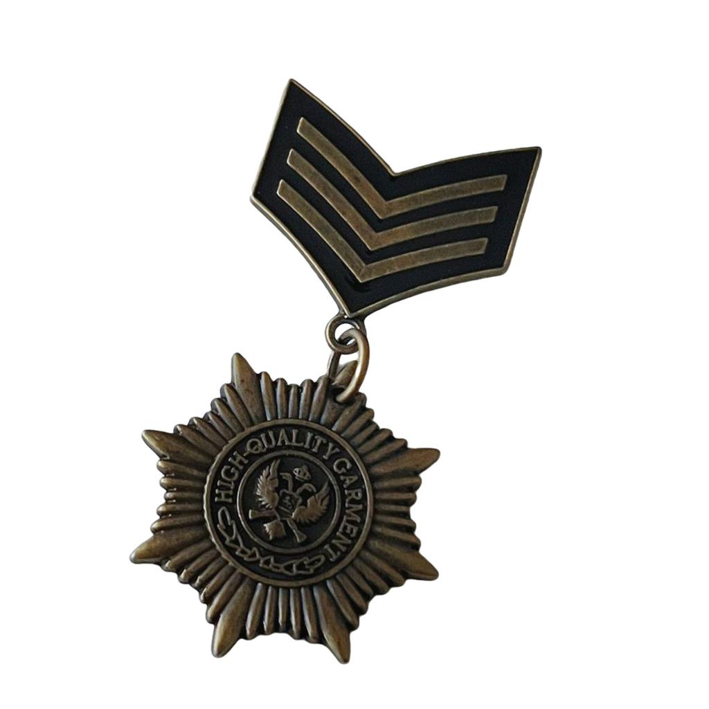 Vintage Medal Odznaka Entuzjasty Militariów Wartość Historyczna Kolekcjonerska Emblemat Odznaka Metalowa Przypinka na Ubrania Dekoracja