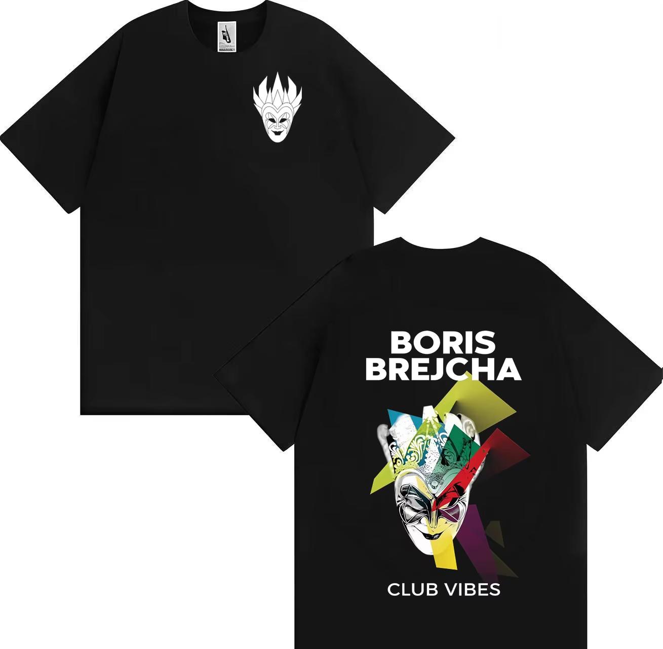 

2026 Bestselling Boris Brejcha Electronic Music Unisexs Women Hiphop Tshrits 2026 Summer Pop Retro Cotton Tshirt Teenagers L
