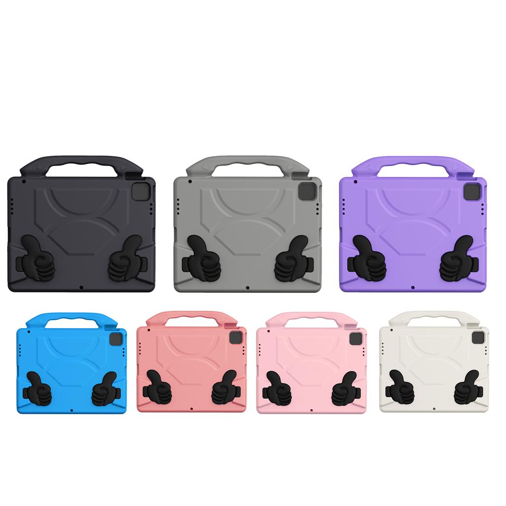 EVA Protective Case for Tablets Thumb Protective Case for IPad Pro 12.9"(18-22)/13"/Air 13" Shockproof with Rotatable Handle