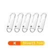 5/1 pz Tiracerniera staccabile universale Kit di riparazione per cerniere in metallo di ricambio per valigie, borse, vestiti e cursori per cerniere