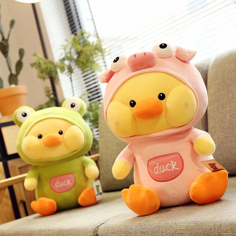 Frog Pig Dududuck Plush Toy Cartoon Stuffed Doll Bedroom Decoration Gift Kids