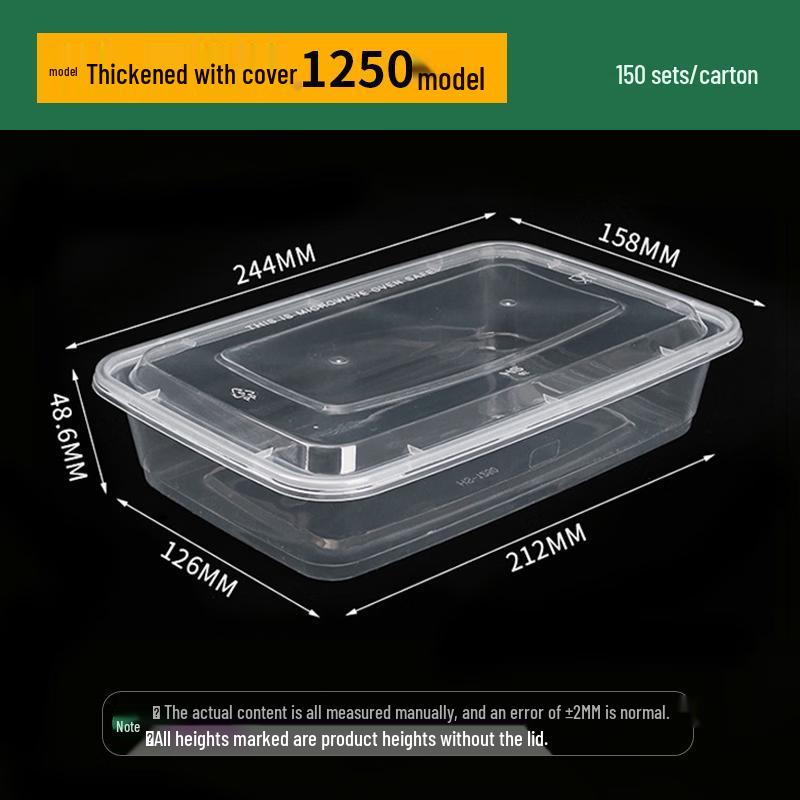 Han Sheng Disposable Square Food Containers