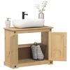 VidaXL Bathroom Vanity Cabinet Corona Solid Pine Wood, Bathroom Vanity Cupboard, Bathroom Furniture, 4002791