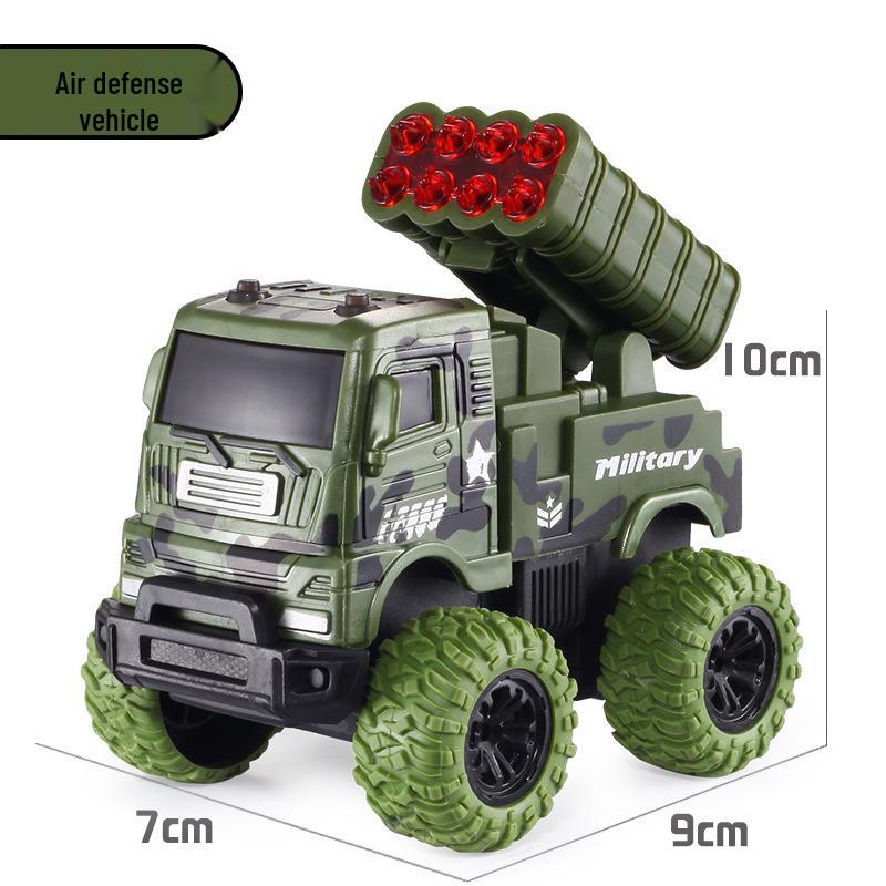 Kids' Inertial Excavator Toy Car: Off-Road Vehicle for Boys, Perfect for Small Gifts and Night Markets