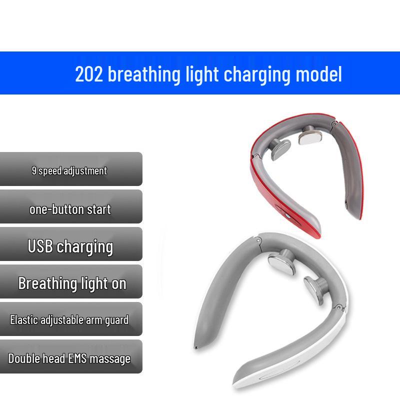 Multifunktionales Nackenmassagegerät mit elektromagnetischer Impulstherapie