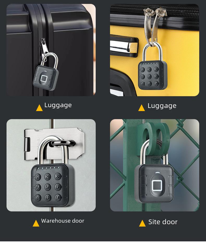 Smart Waterproof Padlock for Home, Dorm, Drawer, or Garage