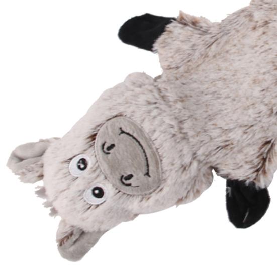 Pet Sound Toy Built-in Voice Scratch-resistant Cartoon Shape Bite-resistant Relieve Stress Rabbit/Cow/Donkey Cute Stuffed