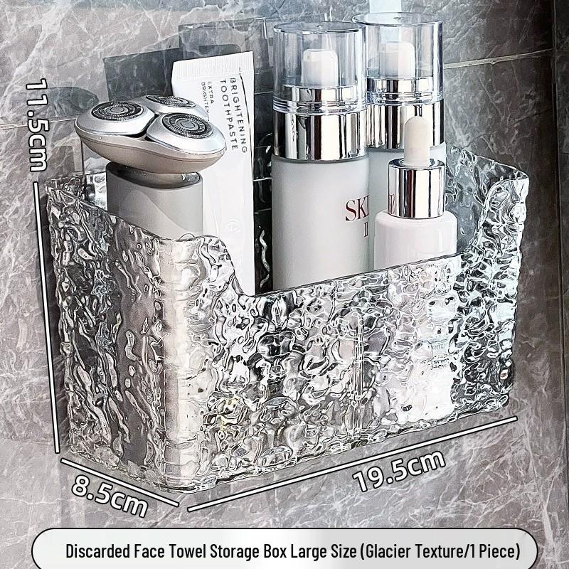 

High-End Wall-Mounted Bathroom Storage Rack for Cosmetics and Towel Organizer