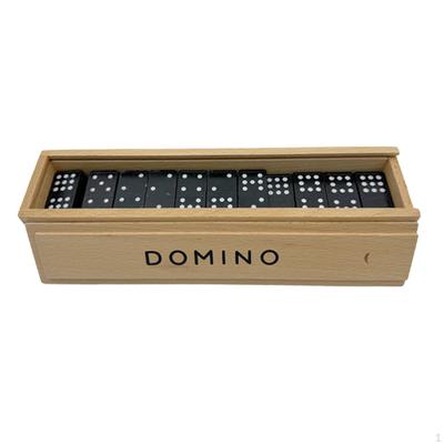 Double Nine Domino Set Fun and Engaging Table Game Family Games Classic Board with Wood Case