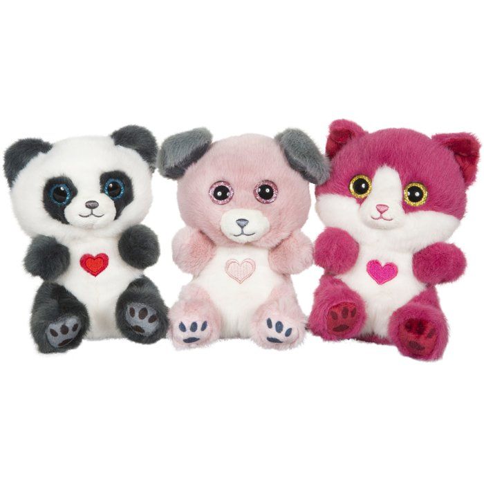 Peluche Cutydoo Love Panda - GIPSY TOYS - 13 cm - Gris