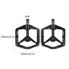 High Speed Aluminum Bike Pedals Cycling High Strengths Wide Platform Pedals for Various Cycling Environment