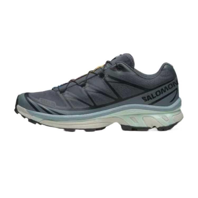 SALOMON XT-6 Casual Versatile Comfortable Trendy Durable Shock-Absorbing Breathable Low-Top Running Shoes Unisex Sneaker Light-Blue L47738600