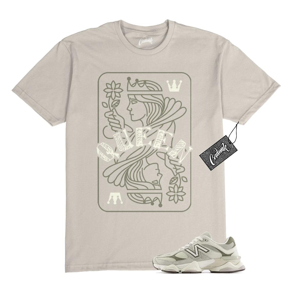

9060 Olivine Lichen Green Dark T Shirt to Match QUEEN 3XL